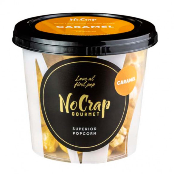 Popcorn med karamel (65 gram) fra NoCrap Gourmet Popcorn