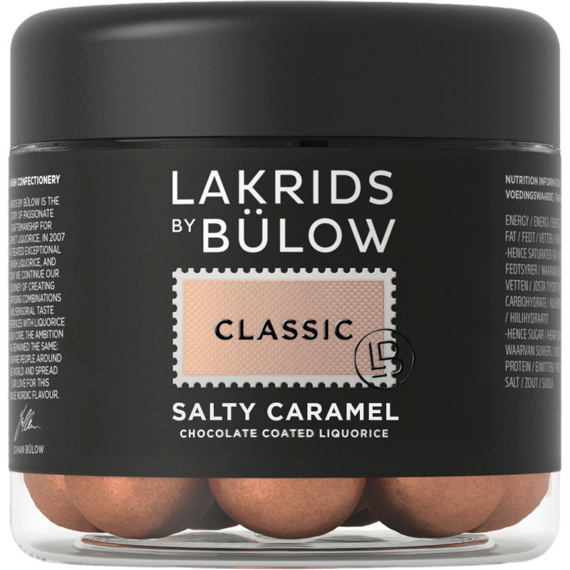 Classic Salty Caramel small (125 gram) fra Lakrids by Båulow