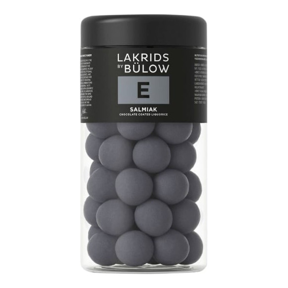 E - salmiak lakridskugler (295 gram) fra Lakrids by Bülow