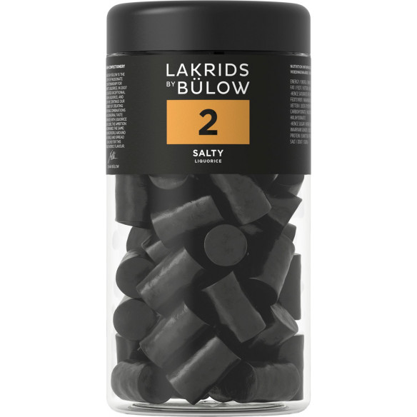 Nr. 2 - Salt Lakrids (360 gram) fra Lakrids by Bülow