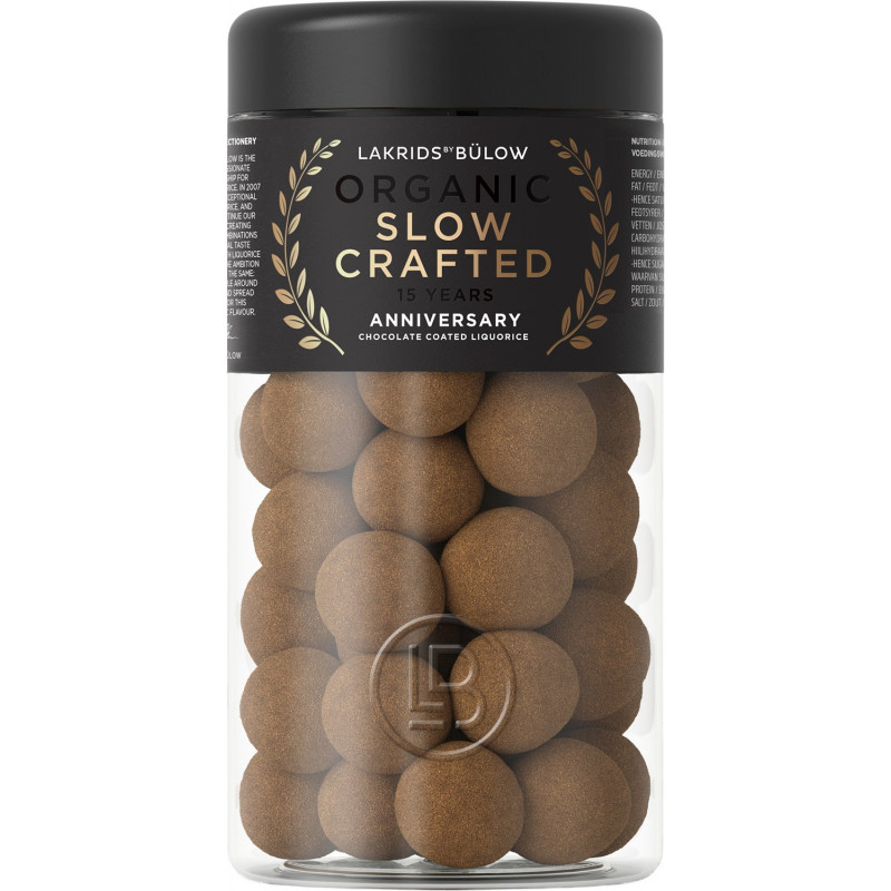 Slow Crafted Anniversary lakridskugler (295 gram) fra Lakrids by Bülow