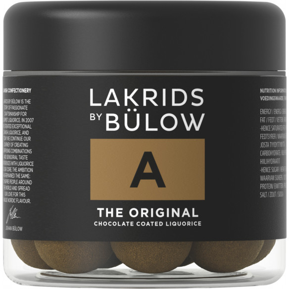 A - The Original lakridskugler (125 gram) i lille dåse fra Lakrids by Bülow