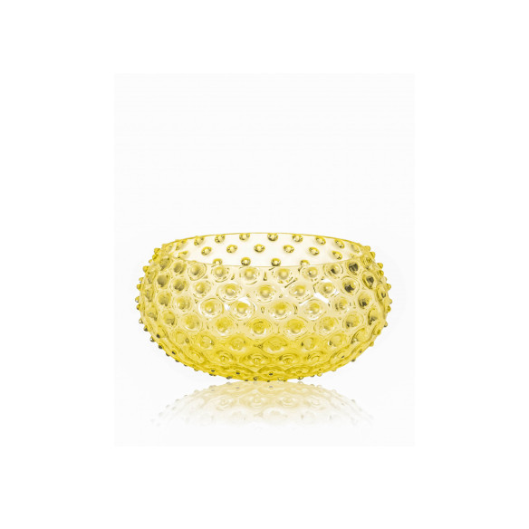 Hobnail Tapas skål (Ø: 23 cm) i citron gul fra Anna von Lipa