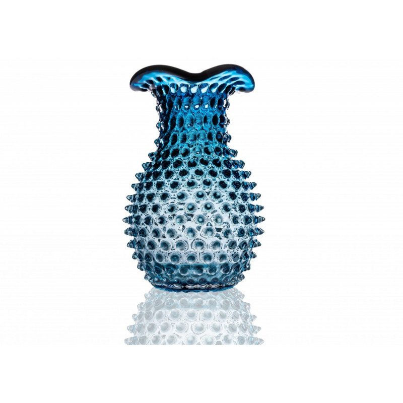 Blonde vase (H: 24 cm) i Blue Smoke fra Anna von Lipa