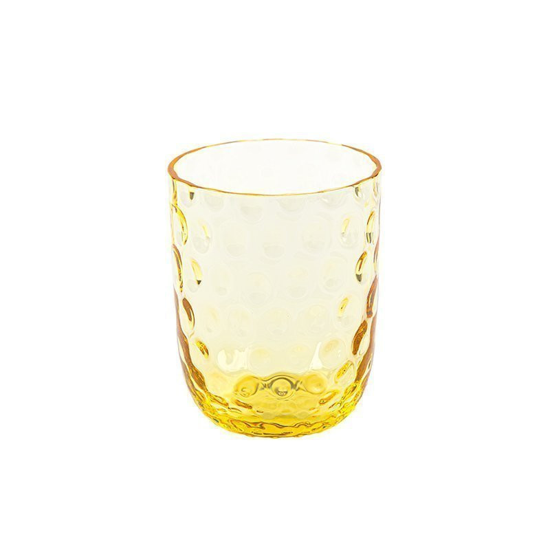 Danish Summer Small Drops glas (250 ml) i gul fra Kodanska