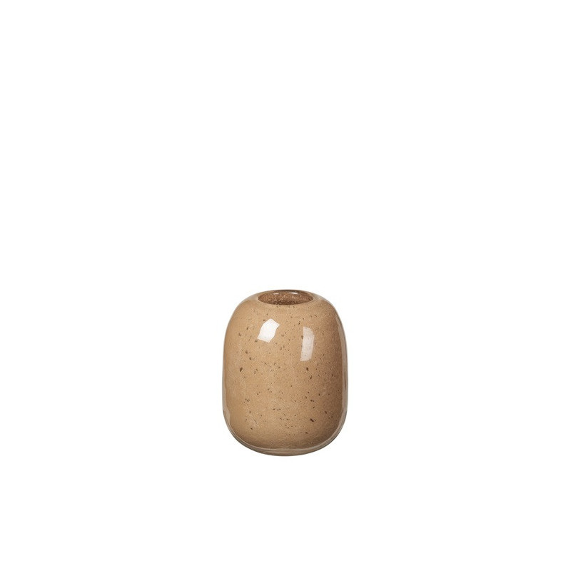 Kai mundblæst vase (Ø: 8 cm) i sand fra Broste Copenhagen