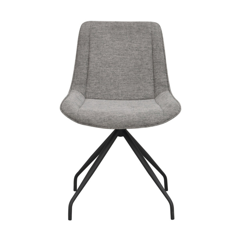 Rossport spisebordsstol med drejefunktion i grå fra Rowico
