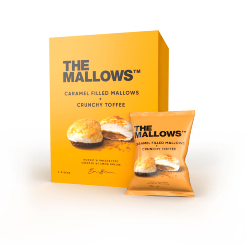 Crunchy Toffee skumfiduser (55 gram - 5 stk) fra The Mallows