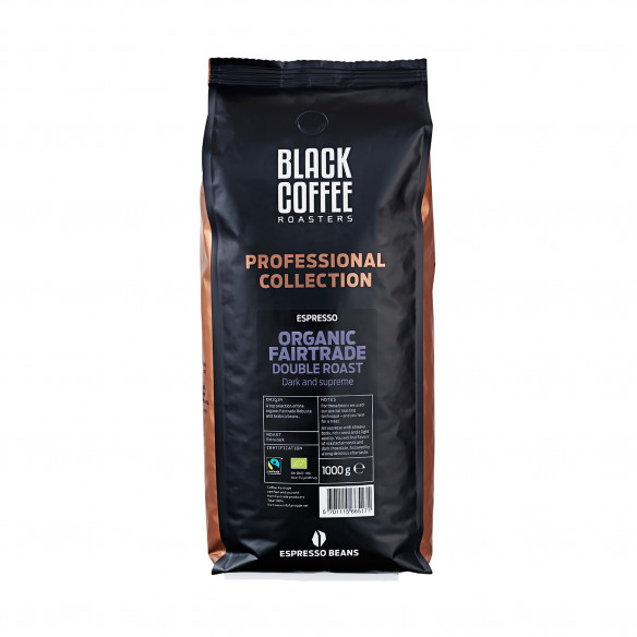 Double Roast Organic Fairtrade Espresso, 1 kg