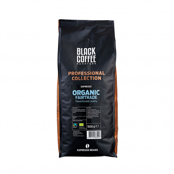 Organic Fairtrade Espresso, 1 kg fra Black Coffee Roasters