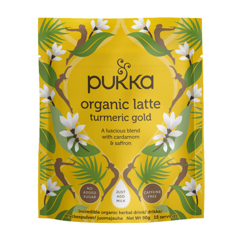Pukka Organic Latte Turmeric Gold, 90 gram