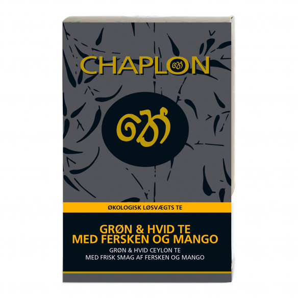 Chaplon Grøn & Hvid Te Fersken & Mango