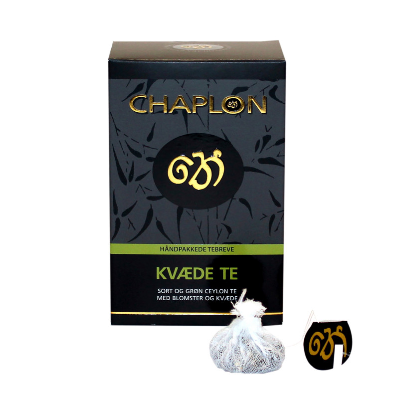 Grøn og sort kvæde te fra Chaplon Tea - 100 tebreve
