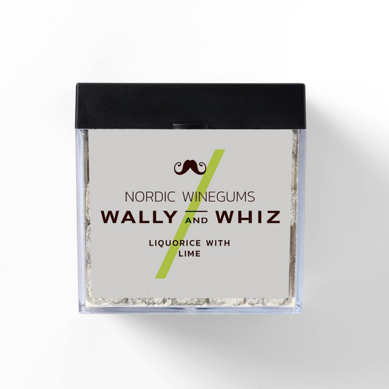 Lakrids & Lime Vingummi fra Wally and Whiz, 140 gram
