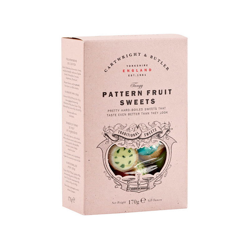 Pattern Fruit Bolcher (170 gram) fra Cartwright & Butler