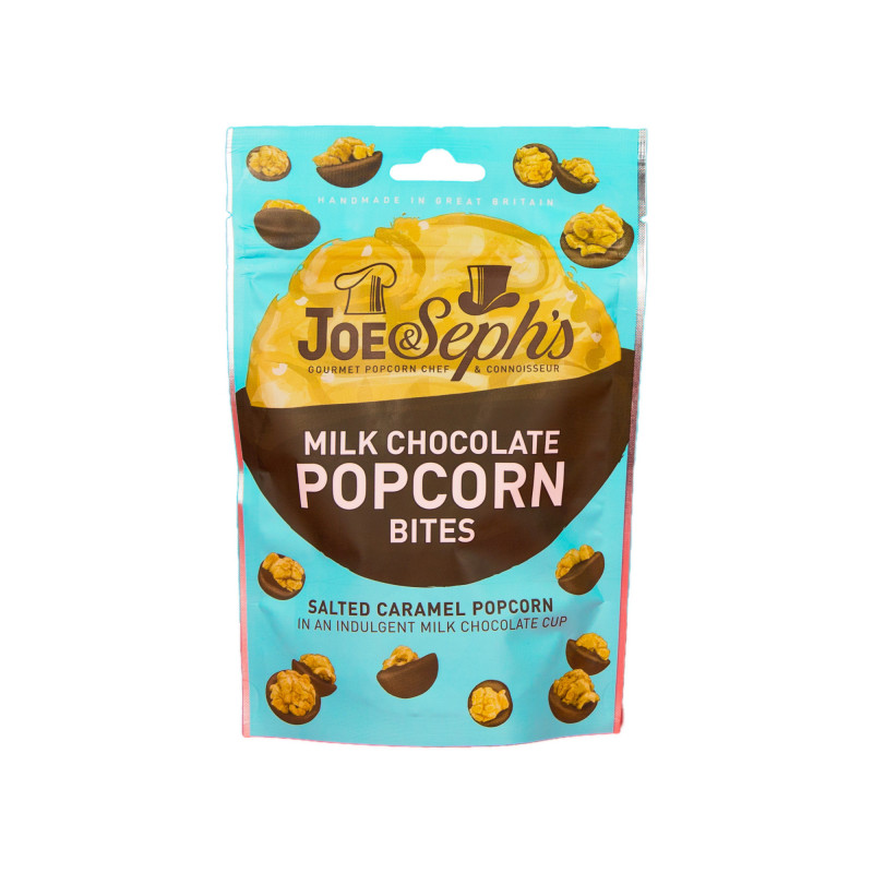 Milk Chocolate Popcorn Bites - Joe & Seph's