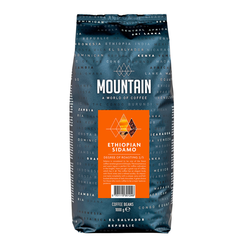 Mountain Etiopisk Sidamo Kaffebønner - Mountain Coffee