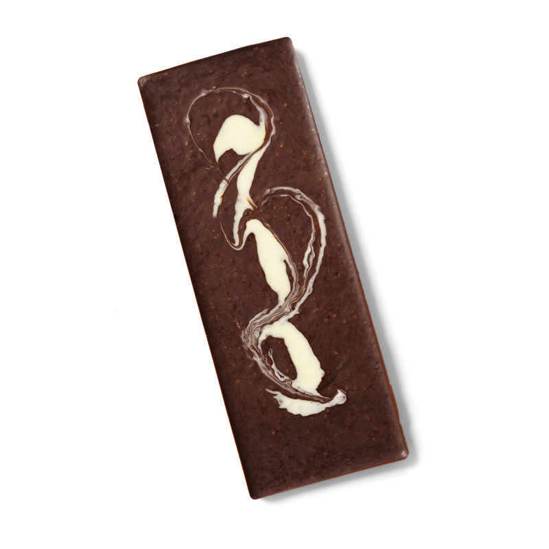 Mørk Chokolade m/ pebermynte & knas fra Økoladen