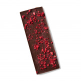 Mørk Chokolade m/ hindbær fra Økoladen
