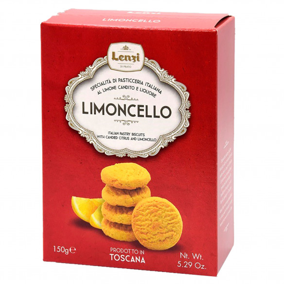 Limoncello - Småkager med citron og likør fra Lenzi - 150 gram