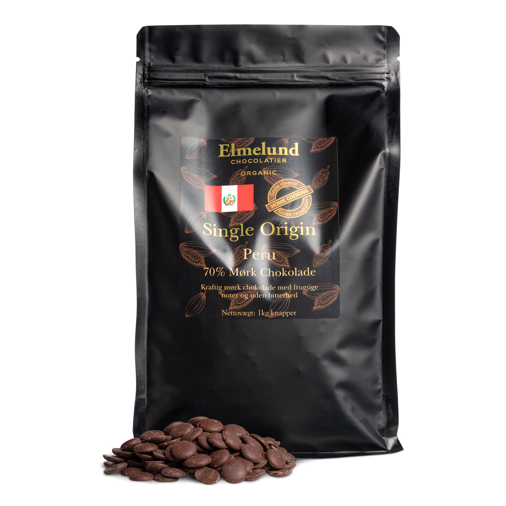 Peru 70% Mørk Chokolade - 1 kg