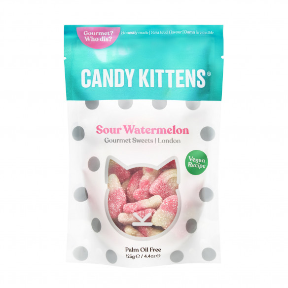 Candy Kittens Sour Watermelon - 125 gram