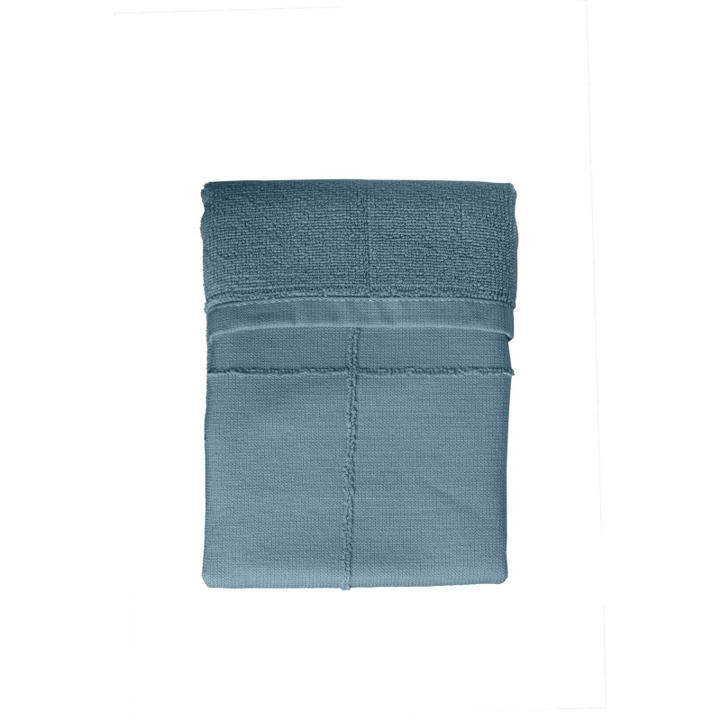 Smukt mønster på det gråblå hverdagshåndklæde