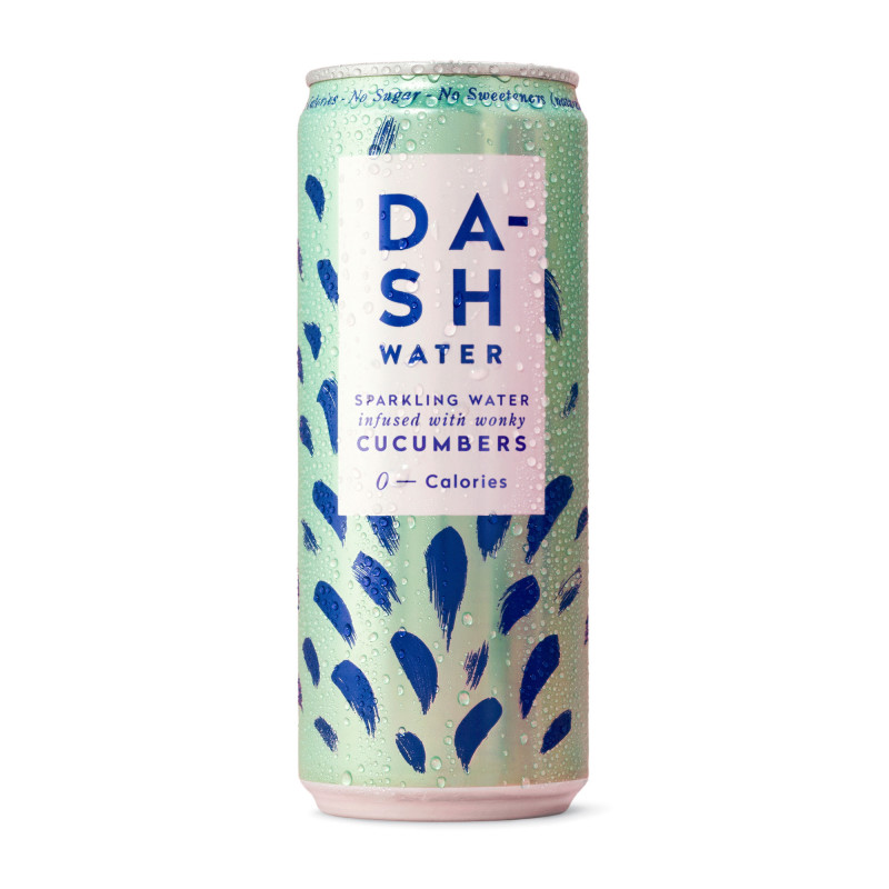 DASH Water - Cucumber. Lækker vand med agurk.