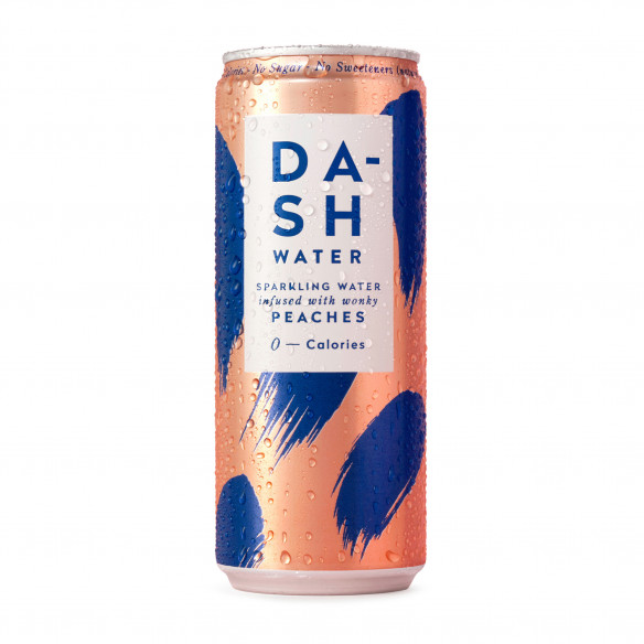 DASH Water - Peach. Lækker vand med fersken.