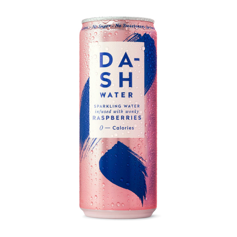DASH Water - Raspberry. Lækker vand med hindbær.