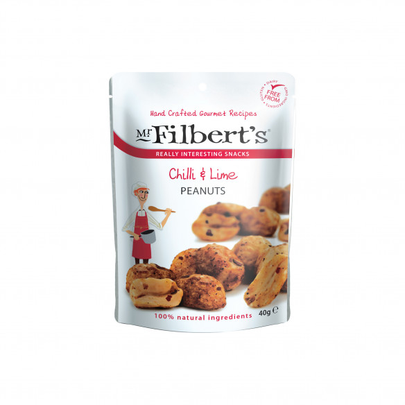 Peanuts med chili og lime (40 gram) fra Mr. Filberts