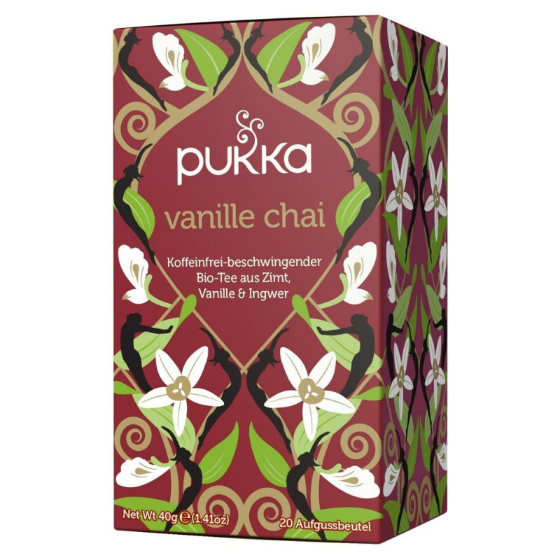 Vanilla Chai fra Pukka - 20 tebreve i æske