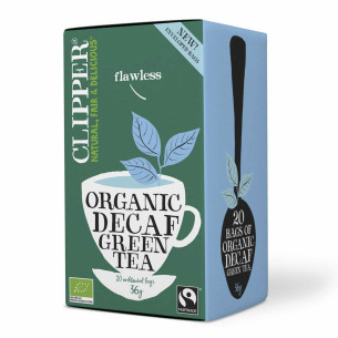 Organic Decaf Green Tea fra Clipper, 20 tebreve