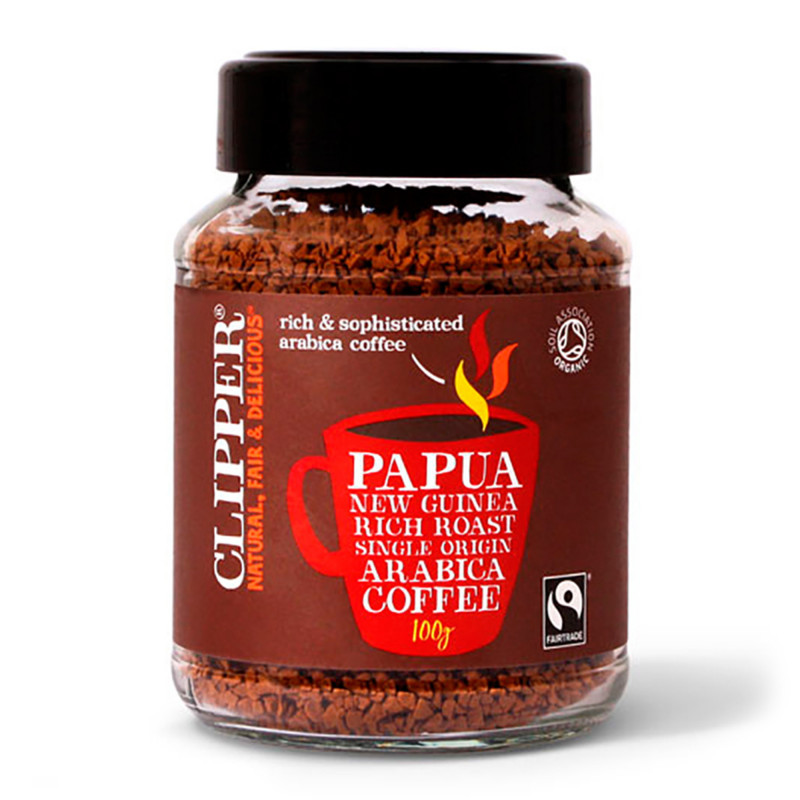 Papua New Guinea instant kaffe fra Clipper