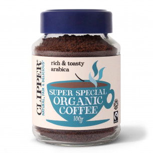 Super Special Organic instant kaffe fra Clipper