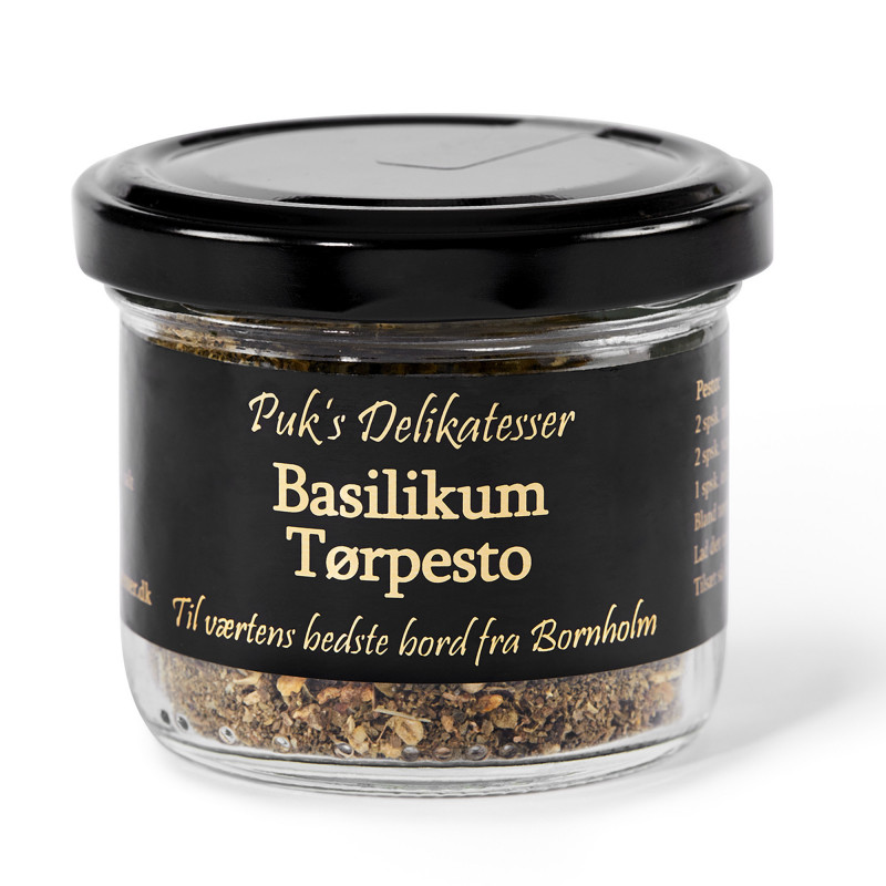 Basilikum Tørpesto - Puk's Delikatesser