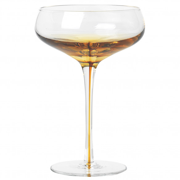 4. Stk. Amber Cocktail Glas Fra Broste Copenhagen