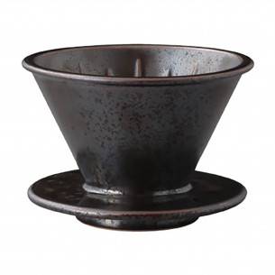 Kaffetragt i sort porcelæn til 2 kopper - SCS-S01 BREWER fra Kinto