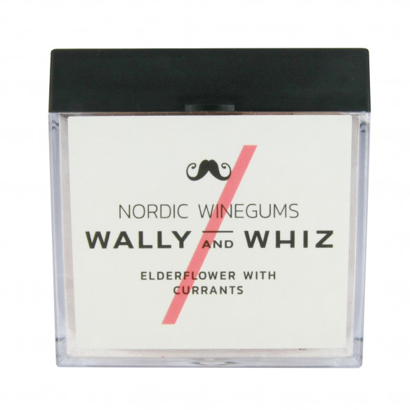 Hyldeblomst og ribs vingummier fra Wally and Whiz, 140 gram